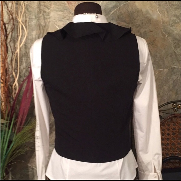 Ralph Lauren 🌹chaps stunning ruffled executive vest new with tags. - Picture 11 of 12